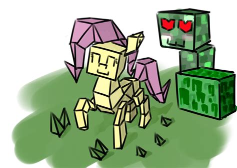 545461 Artistgezawatt Colored Creeper Crossover Derpibooru