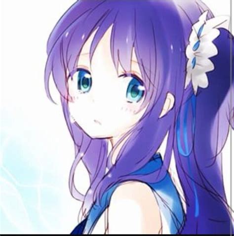 Cute Purple Girl Anime Amino