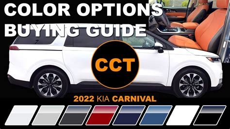2022 Kia Carnival Color Options Buying Guide Youtube