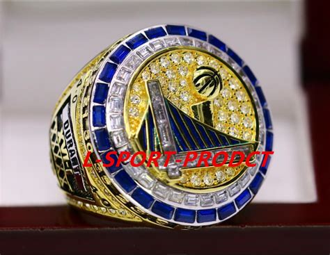 Kevin Durant 2017 Golden State Warriors Basketball Championship Ring 8 14s