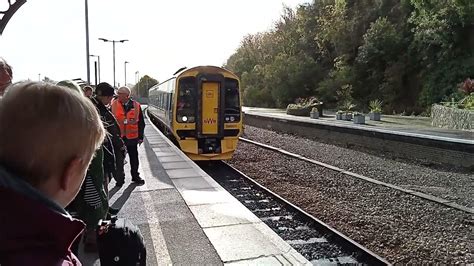 Train Arrives Barnstaple Railway Station231022 Youtube