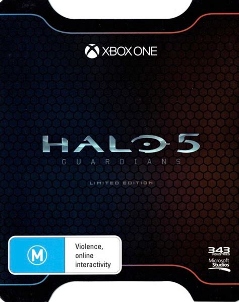 Halo 5 Guardians Limited Edition 2015 Xbox One Box Cover Art