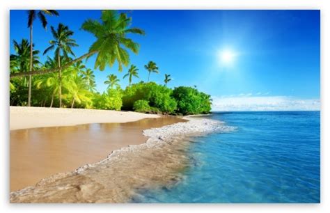Beach Tropical Island Ultra Hd Desktop Background