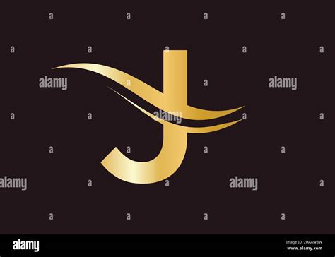 Initial J Letter Business Logo Design Vector Template With Minimal And