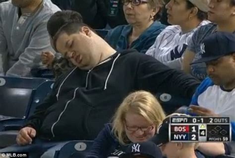 Let Sleeping Fans Lie New York Man Sues Espn For Showing Him Sleeping At Yankees Red Sox Game