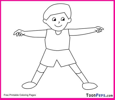 Body Coloring Pages For Preschoolers