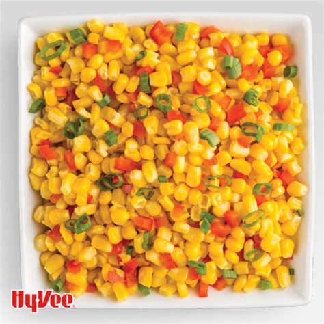 Festive Corn With Red Peppers Recipe
