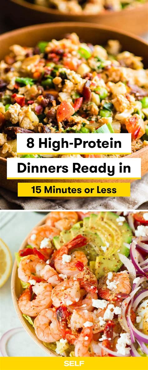 8 High-Protein Dinners Ready In 15 Minutes or Less ...