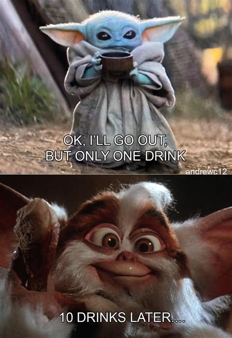 V past pverb, past participle: Drunk Yoda - Meme Guy