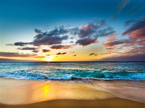 Kaanapali Beach Lahaina Hawaii Hotels Water Sky Beach Shore Sea Ocean