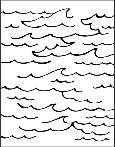 Ocean Waves Black And White Clipart 20 Free Cliparts Download Images