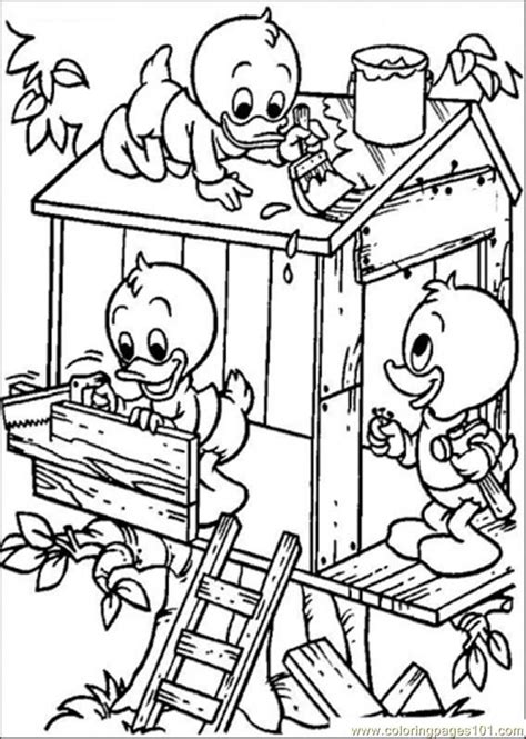 Check spelling or type a new query. Coloring Pages Building A Tree House (Cartoons > Donald ...