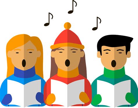Festive Caroling Cliparts To Spread Holiday Cheer Clip Art Library