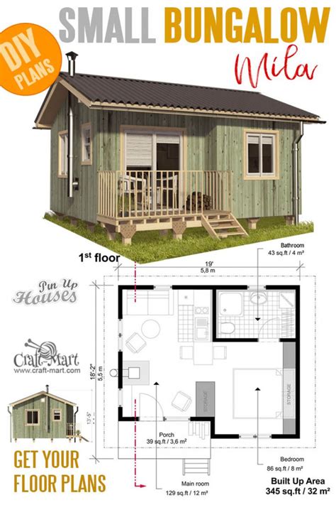 16 Cutest Tiny Home Plans With Cost To Build Craft Mart
