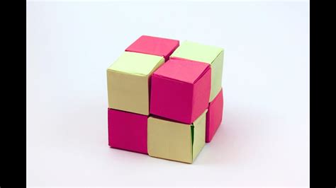 Infinity Cube Origami Cube Paper Art 013 Youtube