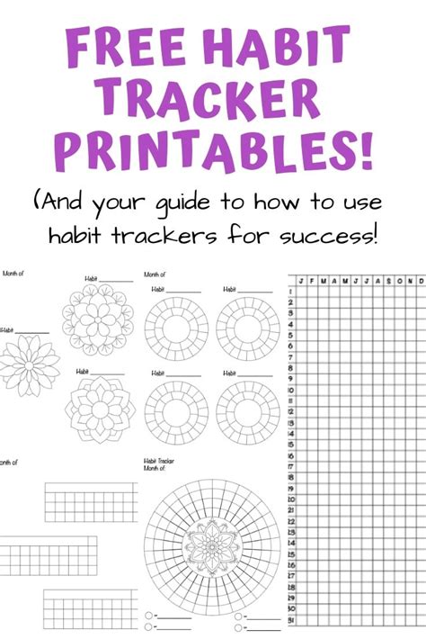 9 Free Habit Tracker Printables So You Can Finally Form Positive Habits