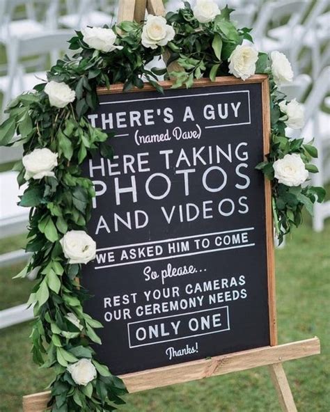 20 Unplugged Wedding Sign Ideas Oh The Wedding Day