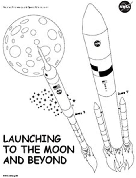 These posters are now available as coloring pages for you to add your own creative vision to exoplanet art. NASA - Launching to the Moon and Beyond Fun Pages