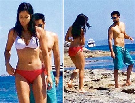 katrina kaif dons a bikini life s a beach for lovebirds ranbir and kat as they frolic on the
