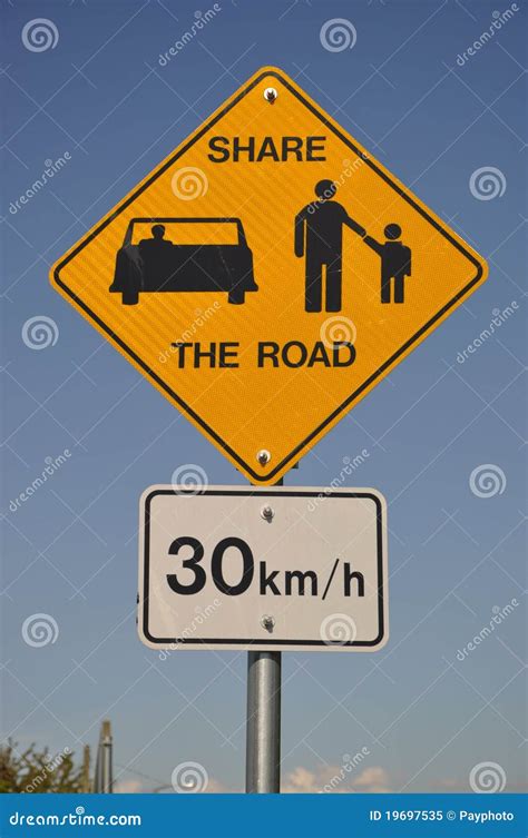 Share The Road Sign Stock Image Image Of Discount Highway 19697535