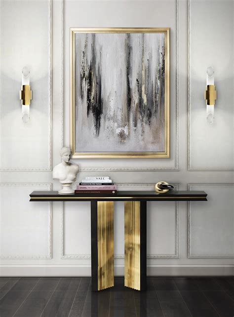 Add style to your home, with pieces that add to your decor while providing hidden storage. Outstanding Wall Painting Ideas To Stand Above A Console Table