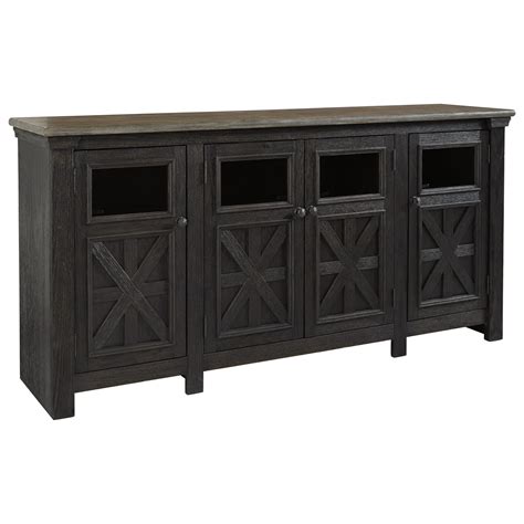 Signature Design By Ashley Tyler Creek Two Tone Finish Extra Large Tv Stand Royal Furniture