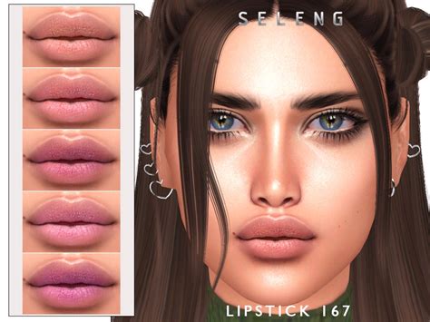 The Sims Resource Lipstick N167 Sims 4 Cc Makeup Sims 4 Lipstick