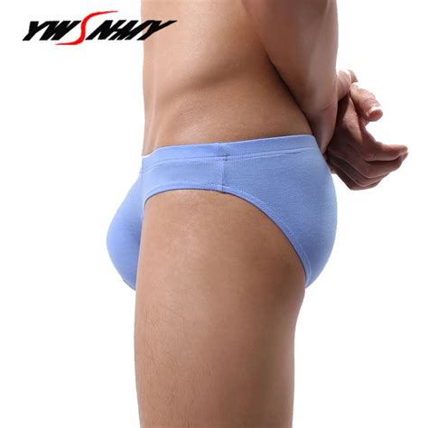 Mens Bamboo Fiber Briefs Shorts Underwear Breathable Sexy Big U Convex Pouch Underpants Homme