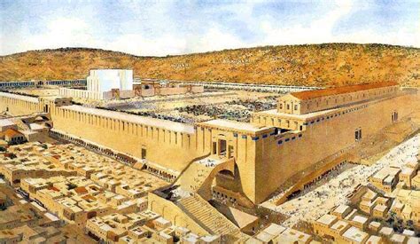 A Reconstructed Image Of The Temple Mount In The Time Of The Temple