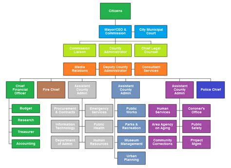 City Government Organizational Chart