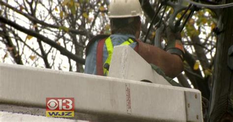 Crews Begin Clearing Debris And Restoring Power In Baltimore City Cbs