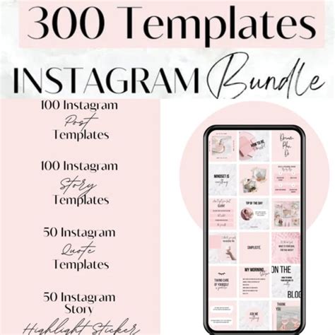 Instagram Post Template Canva Template Nude Tones And Rose Etsy My