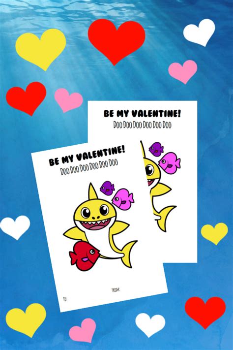 Free Printable Baby Shark Valentines