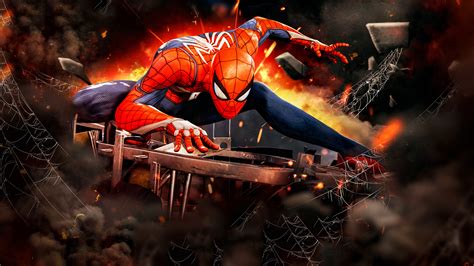 1920x1080 Spiderman Ps4 Game Artwork Laptop Full Hd 1080p Hd 4k