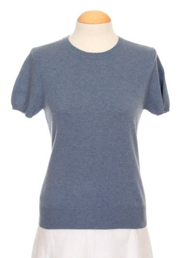 Cashmere Sweater Womens Pure Cashmere Sweaters Round Neck Grey Blue