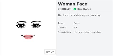 Roblox All Of The Free Faces In The Catalog
