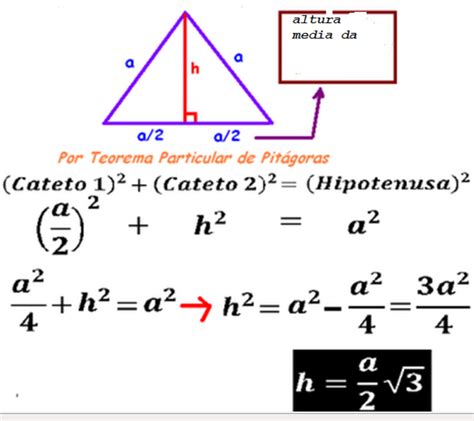 Como Calcular Altura De Triangulo Equilatero Printable Templates Free