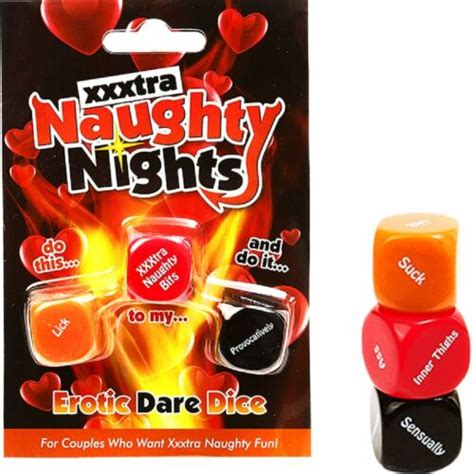Xxxtra Naughty Nights Erotic Dare Dice Game Couple Fantasy Bedroom Sex Fun Gift EBay