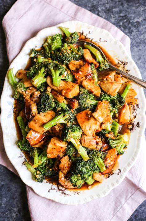 Place chinese broccoli in and, add oyster sauce. Chinese Chicken and Broccoli - The Defined Dish Recipes
