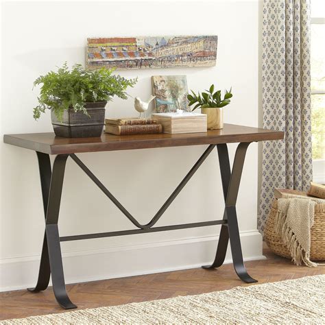 Devall Console Table Rustic Console Tables Console Table Black