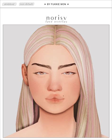 Norisv Skinblend Patreon The Sims 4 Skin Sims 4 Anime Sims