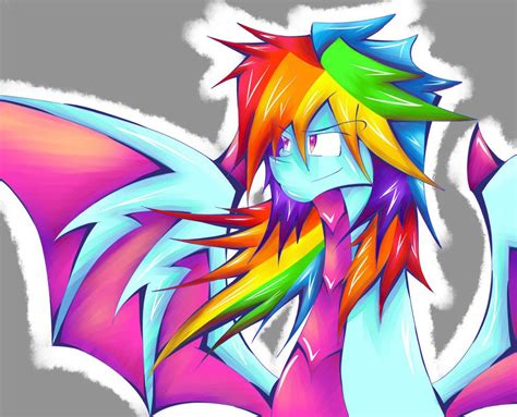 My Little Dragon Rainbow Dash By Spyroxokami On Deviantart Rainbow