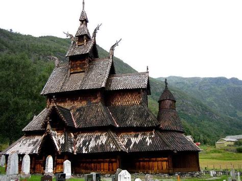 900 Year Old Magical Monastery In Norway Viking Longboat Ancient