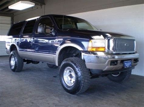 Purchase Used 2000 Ford Excursion Ltd 4wd 68l V10 Lthr 3rd Row Lifted