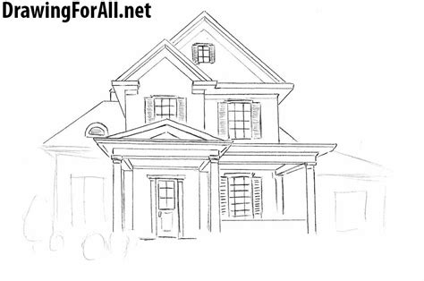 Dreamstime is the world`s largest stock photography community. How to Draw a House for Beginners | Drawingforall.net