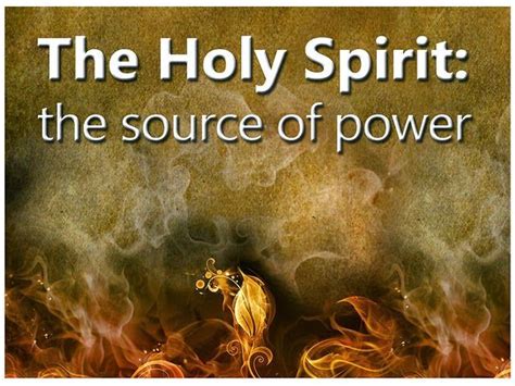 The Power Of The Holy Spirit Holy Spirit Prayer Scriptures I Love
