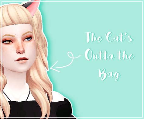 Sims 4 Cc Cat Ears And Tail Child