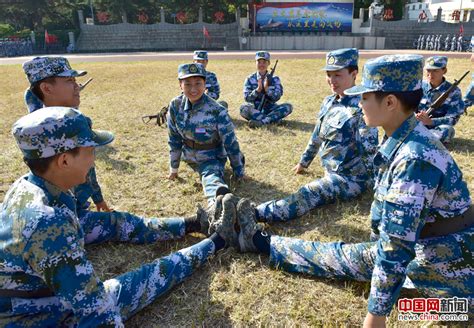 北海舰队某训练基地学兵大队女兵连训练掠影军事中国网