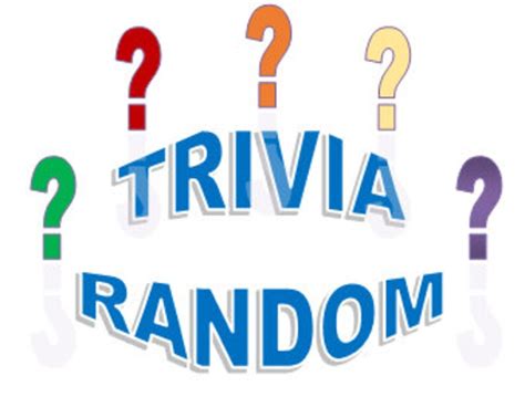 Random Trivia Seniors Activity Random Trivia Questions Etsy