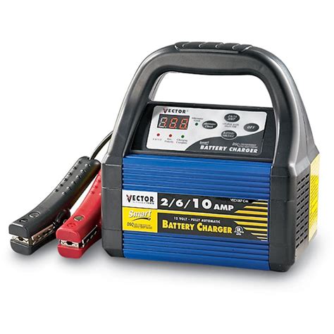 Vector® 2 6 10 Amp 12v Deep Cycle Battery Charger 92231 Chargers
